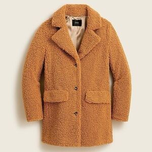 J. Crew Women's Camel Brown Teddy Jacket Blazer Medium